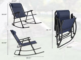 Gravity Chair with Headrest Pillow Folding Recliner Foldable Lounge Chair for Poolside, 40662798