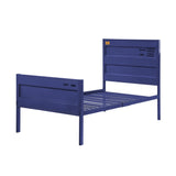 Blue Twin Platform Bed B062P181287