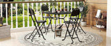 4pcs Folding Stool with Back, Cushioned Padded Folding Stool, Portable Folding Chairs for Outdoor W2580P314329