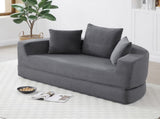 Convertible sofa couch bed,multi-functional,circular bed,adjustable Futon sofa ,No Assembly W2677P388981