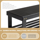 3-Tier Seamless Top Bamboo Shoe Rack 24686137