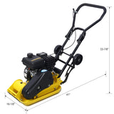 2.5HP Plate Compactor Gas 79.7cc 8200N Force Construction Concrete Tamper Machine Power Paver 19.3 x 33568162
