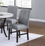 Fog Corduroy Set of 2pc Dining Chairs Modern Upholstered Seat Back Kitchen Dining Room Furniture B011P334822