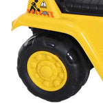 ZUN 3 in 1 Ride On Toy Bulldozer Digger Tractor Pulling Cart 07316988