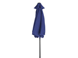 9ft Patio Umbrella, Outdoor Market Umbrella with Push Button Tilt, Crank Handle, 6 Sturdy Iron Ribs, 93983918