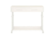 Mobile Side Table Height Adjustable Portable Desk with Storage Drawers 98923700