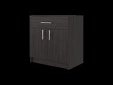 Cope kitchen Pantry in melamine with 2 doors and 1 drawer B128P485379
