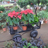 Wagon Cart Garden cart trucks make it easier to transport firewood TC1840BKG W22755691