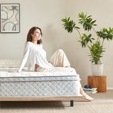 Full Size Mattress,12 Inch Hybrid Full Mattress in a Box with Memory Foam and Pocket Spring for W3682P338220