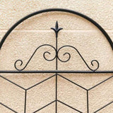 2 Pack Metal Garden Trellis 86.7" x 19.7" Rustproof Trellis for Climbing Plants Outdoor Flower W1586P268070