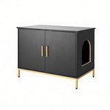 Wooden Cat Box Cabinet 81478978