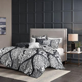 Full/Queen 6 Piece Printed Duvet Cover Set B03597369
