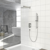Shower System with Adjustable Slide Bar,12 Inch Wall Mounted Square Shower System with Rough-in W124382456