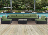 Cushion Covers for 7 Pcs Wicker Rattan Sectional Sofa, 14Pack Cushion Slipcovers Set W419P460549