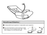 Adjustable head and waist, game chair, lounge chair in the living room, 360 degree rotatable sofa W244P172641