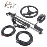 Hydraulic Steering System w/2 x 14ft Hoses & Hydraulic Cylinder HO5114 Replacement for Boats 56488201