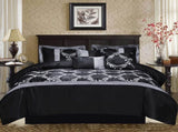 7 Pieces Traditional Luxury Patchwork Bed in A Bag for Bedroom, Modern Classy Bed Set 01129193