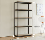 ZUN Storage Shelves - 5 Tier Adjustable Garage Storage Shelving, Heavy Duty Metal Storage Utility Rack 26453987