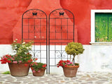 4 Pack Metal Garden Trellis 71" x 19.7" Rustproof Trellis for Climbing Plants Outdoor Flower Support W1586P266862