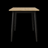 Modern minimalist wood grain tabletop dining table, stylish dining table, kitchen dining table, W1727P229029