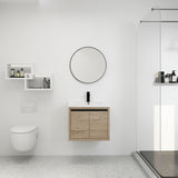 Bathroom Cabinet With Sink,Soft Close Doors,Float Mounting Design,24 Inch For Small W99969684