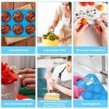 236Pcs Cake Decorating Kit - Baking Tools with 46 Tips, 4 Couplers, 6 Cookie Molds & More - Safe 23995049