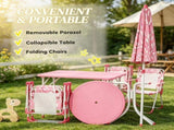 Outdoor Table with Foldable Chairs 51994938