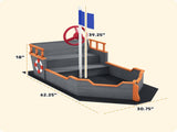 Kids Wooden Sandbox 58235368