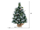 3 FT Pre-Lit Artificial Mini Christmas Tree 03351747