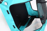 Light Green Foldable Pet Jogging Stroller Dog Carriers Bicycle Trailer Pet Dog Cat Bike Trailer W136458011