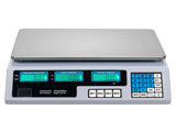 ACS-30 40kg/5g Digital Price Computing Scale for Vegetable US Plug Silver & White 01176944
