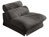 Minimalist Accent Chair with Solid Wood Frame, Soft Medium-Firm Chenille Upholstery, Ideal for W3820P540934