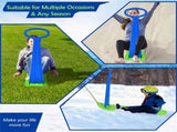 Safe Kids Snow Scooter - Raised Anti-Slip Spots, Directional Bottom, Easy Steering & Balance-Blue 97709660