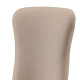 Beige and Salvage Brown Wingback Side Chairs B062P182699