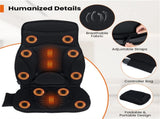 10-Motor Heated Massage Chair Pad - 4 Body Zones, 5 Programs3 Speeds, 113&degF Heat 06944300