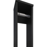 Supai Toilet Paper Holder in Melamine, Black B128P237159