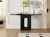 47.24 Inch Entryway Table for Living Room,Narrow Console Table with Unique Loopback, Modern W2582P279963