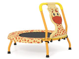 Giraffe Mini Toddler Trampoline with Foam Padded Handle Non-Slip Feet for Indoor Play 59633388