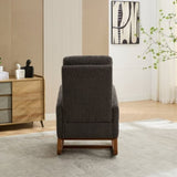 25.4"W Chair for Nursery, High Back Glider Chair with Retractable Footrest, Side Pocket, W3188P282077
