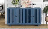 ZUN Modern Style Sideboard with Superior Storage Space, Hollow Door Design and 2 Adjustable Shelves for 11295302