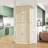 ZUN 4 Door Cabinet with 1 Drawer, with 4 Adjustable Inner Shelves, Storage Cabinet W68894703