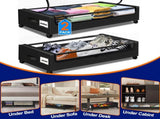 Under Bed Storage with Wheels, 2Pack Under Bed Storage Containers, Under Bed Shoe Storage Organizer, 97417438