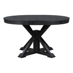 ZUN Retro Functional Extendable Dining Table with a 12" Leaf for Dining Room and Living Room 81642106