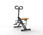 ZUN Squat Machine for Home, Assist Trainer for Workout Foldable with Resistance Bands, for Botty 68966373