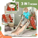 ZUN Kids Swing and Slide Set 74640593