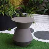 Decorative Garden Conner Table,18.1" H Modern Heavy Duty Patio Sturdy Faux Terrazzo Accent Table W2734P194115