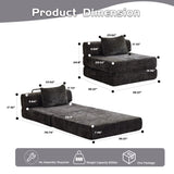 Compression Sofa,Convertible Floor Sofa Bed with Fixed-Shape Frame,Single Seater Boneless Modular 55534022