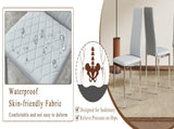 Modern Style Chairs Set of 6 in Light Gray, Essential for Minimalist Homes.Meeting Family W2920P264324
