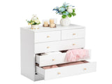 Modern Simple 5-Drawer Dresser White 18115091