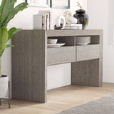 ZUN Buffet Storage Cabinet, Sideboard Farmhouse Server Cabinet with 2 Drawers and 2 W876131310